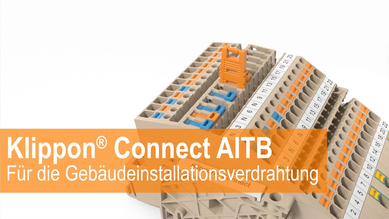 Klippon® Connect AITB Reihenklemmen || Kompakt planen, strukturiert verdrahten