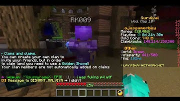 12buclemyshoe using kill aura and not getting effected by knock back (using hacks) in Pika Network