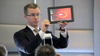 Intel Tablets at Intel Press Conference