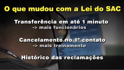 Como surgiu a Lei do SAC?