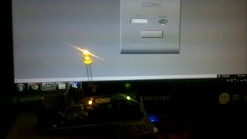 Control LED on Arduino from LabVIEW لابفيو اردوينو