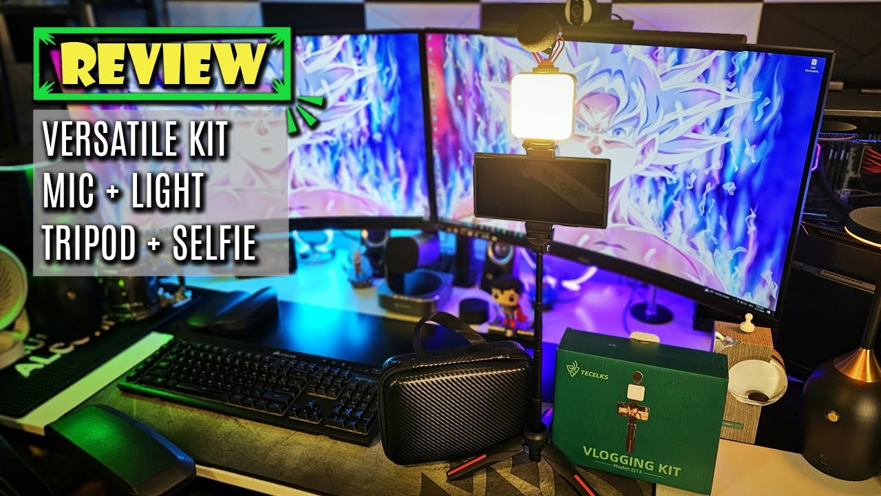 Ultimate Smartphone Vlogging Kit: Light, Mic, Tripod