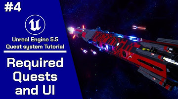 Unreal engine 5.5 Quest system Tutorial Ep 4: Required Quests and UI