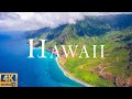 FLIGHT OVER HAWAII (4K UHD) Amazing natural scenery with relaxing music | VIDEO 4K