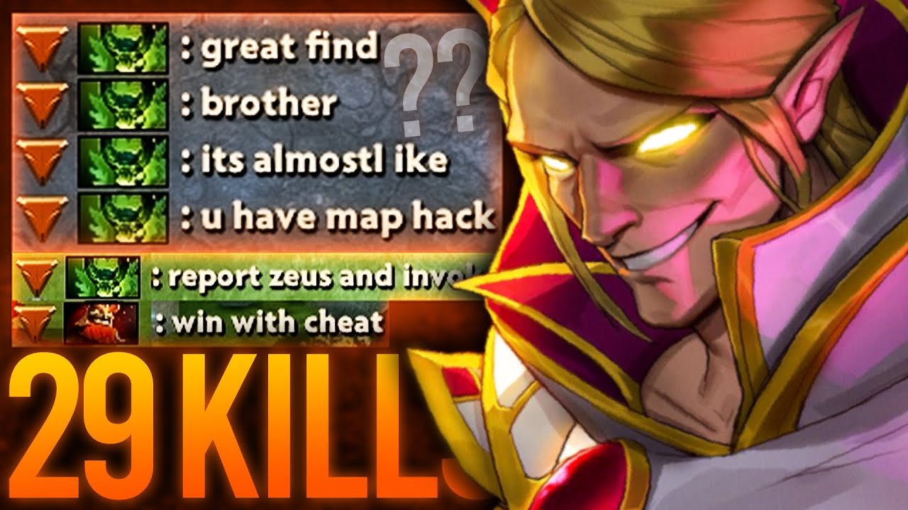 29 KILLS!! Invoker vs Zeus Mid INTENSE 54-MIN Game | Dota 2