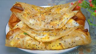 孩子爱吃煎饼果子，在家用平底锅做，比买的还好吃，做法还简单