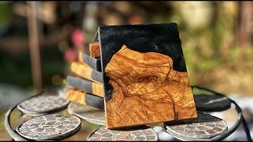 DIY DIEPGEGOTEN HARS ONDERZETTERS - HOE MAAK JE JE EIGEN ONDERZETTERS