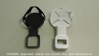 Amazon Alexa Echo Dot 3Rd Generation Upgraded Space Saving Wall Mount Stand By Toovren Review