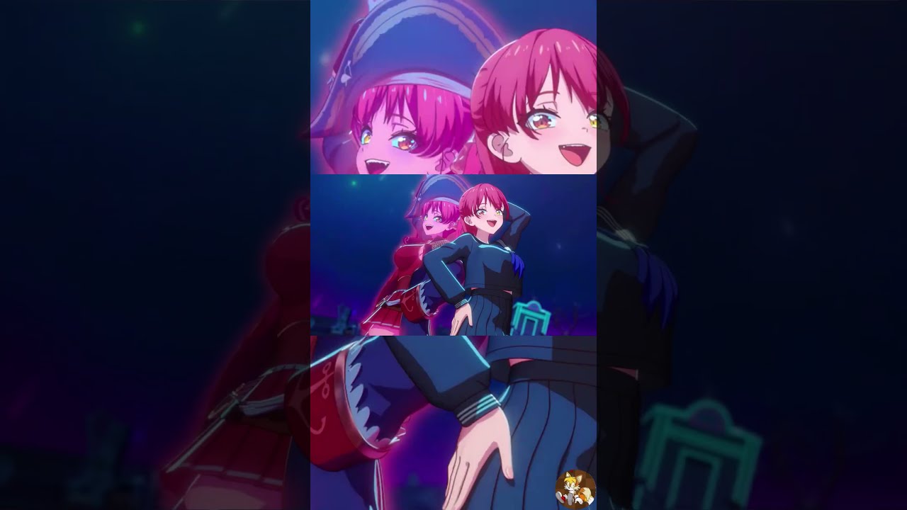 Marine Vtuber - Kyapi #shorts #short #animeshorts #animation #vtuber #houshoumarine #japan #anime