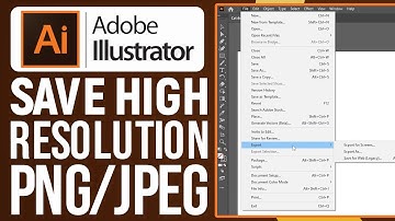 How To Save High Resolution PNG/JPEG In Adobe Illustrator (2025) Easy Tutorial