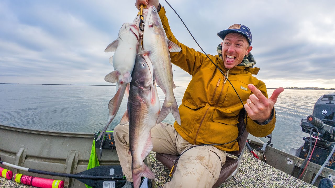 Drift Fishing for Deep Winter Catfish