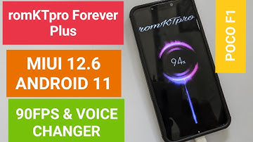 POCO F1 | romKTpro Forever Plus for POCO F1 | Performance based review | MIUI Android 11 POCOF1