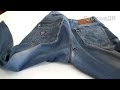 Как заштопать джинсы.  Как зашить дырку на джинсах между ног.How to mend jeans