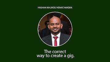 The correct way to create a gig | Fiverr Selling For Beginners | Part 2 |Hashan Malindu Hemachandra