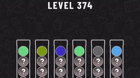 Ball Sort Puzzle Level 374 #ballsortpuzzle #ballsortpuzzlegameplay #puzzlegame #mobilegames