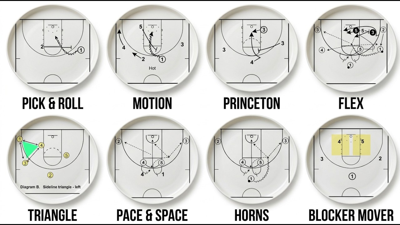 Every Offensive System in Basketball Explained - YouTube
