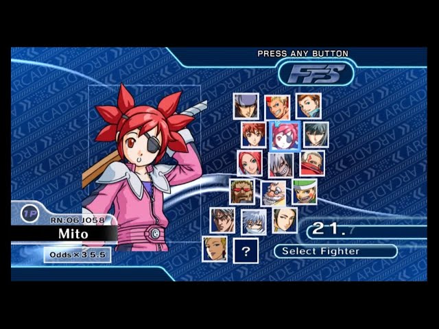 TRF2]ミトでアーケードモードをクリア[ザ・ランブルフィッシュ2] The