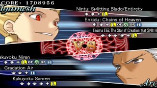 Fate: Unlimited Codes | Gilgamesh Arcade Mode