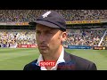 Nasser hussain deciding to have a bowl at the gabba