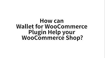 How Wallet for WooCommerce Plugin can help your WooCommerce Shop?