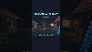 Minecraft villagers house blast# short video#minecraft 🔥🔥☠️☠️