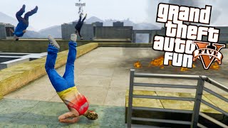 Gta 5 Next Gen Fun - Jerry Can Launch, Bad Swimming Grand Theft Auto V Funny Moments