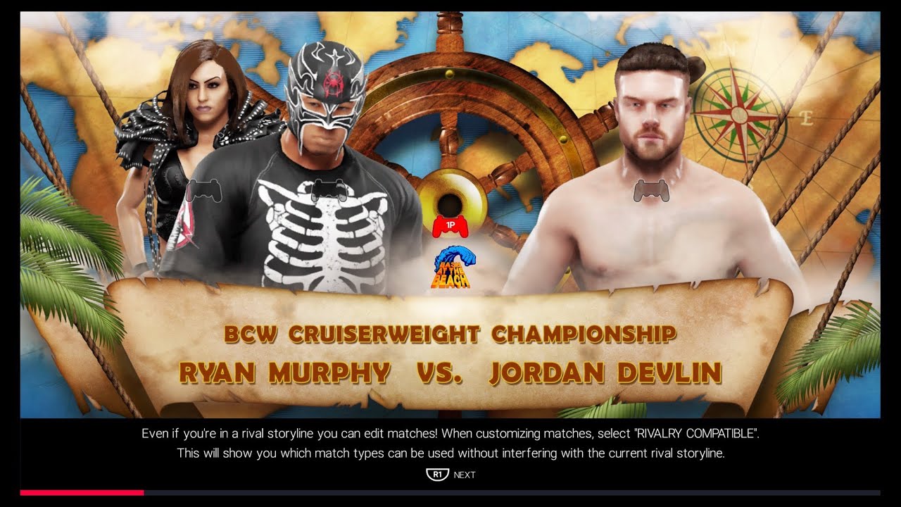 BCW Bash At The Beach - Cruiserweight Championship Match
