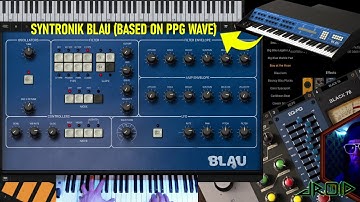 IK Multimedia Syntronik BLAU Synth, Based On PPG WAVE Synthesizer Sound Demo