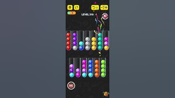 Ball sort puzzle level 310
