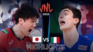 JAPAN vs ITALY | Highlights | Men's VNL 2023