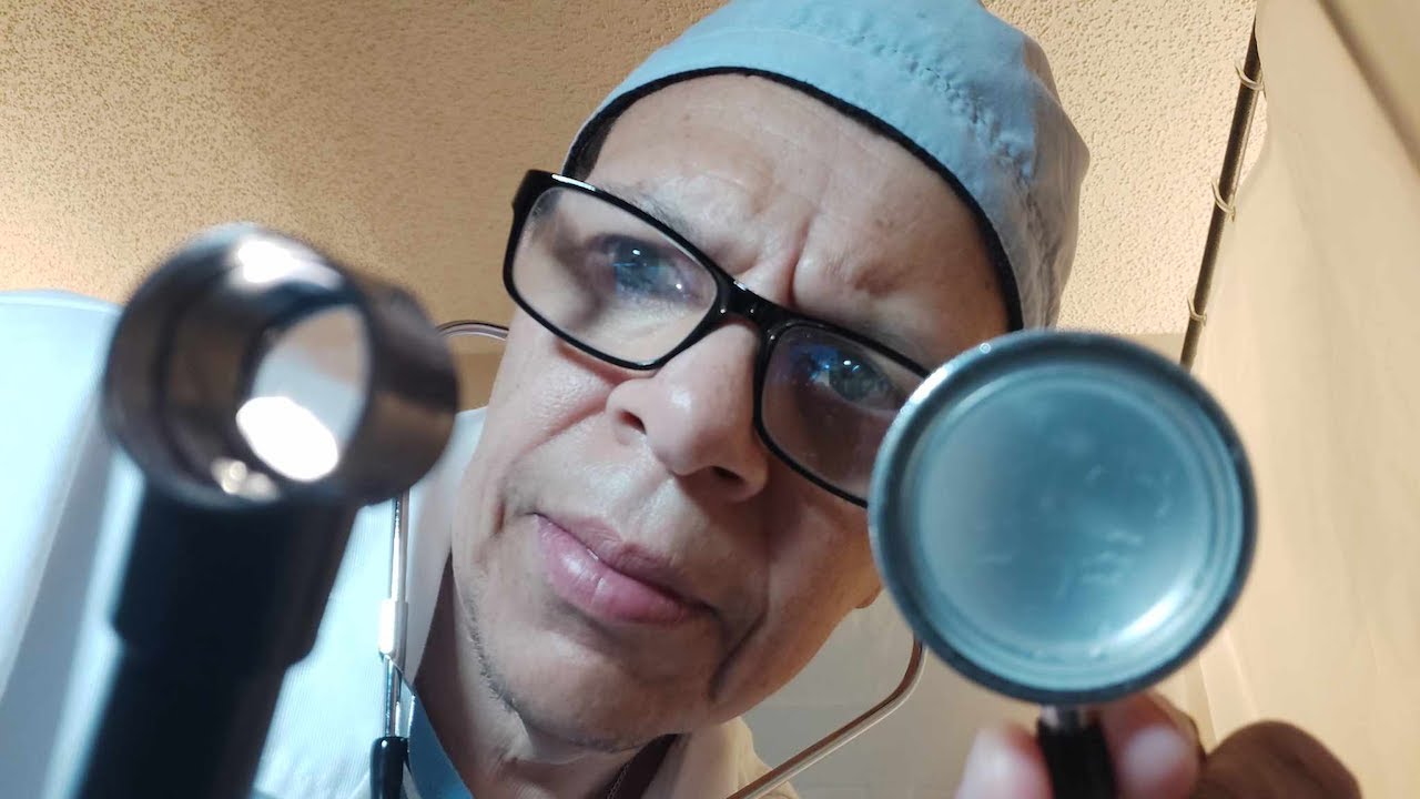 🥼🩺 ASMR Hospital ER Doctor Exam | Cranial Nerve Exam | Full Body Exam