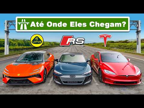 Dirigi esses NOVOS carros elétricos até eles MORREREM!