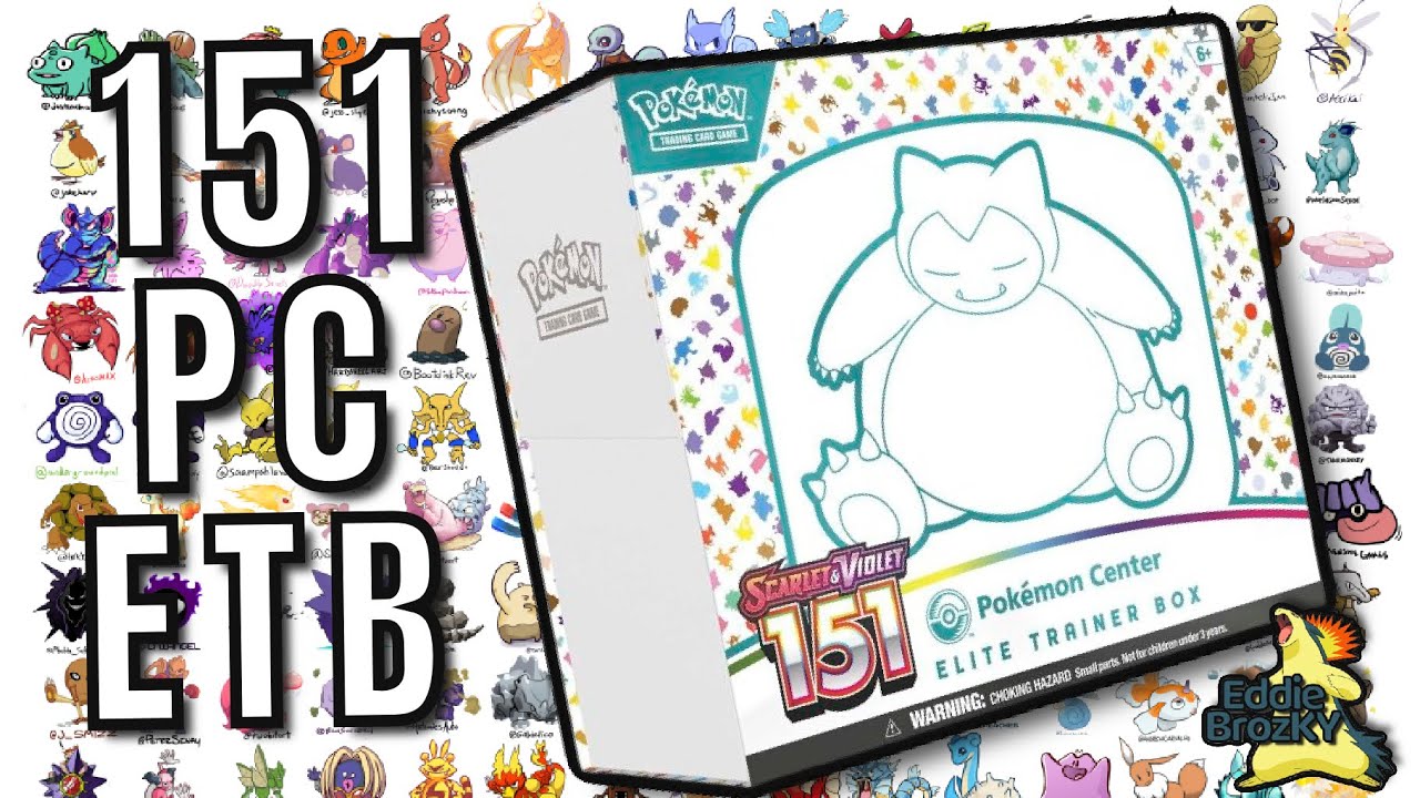 Opening the Pokémon Center 151 ETB (KEEP THEM SEALED) - YouTube