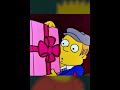 Ten-year-old Bart was measuring his height against the wall.#thesimpsons #simpsons #cartoon