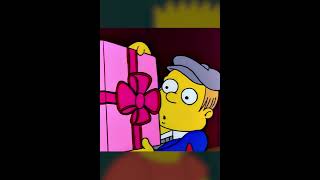 Ten-year-old Bart was measuring his height against the wall.#thesimpsons #simpsons #cartoon