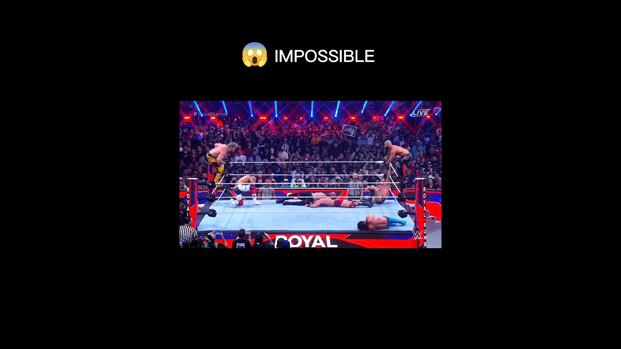 Logan paul and ricochet impossible super jump 😱