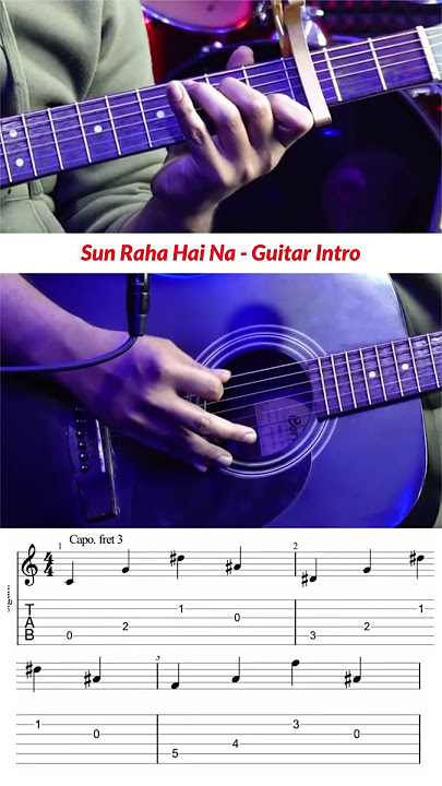 Sun Raha Hai Na (Guitar Intro) | Ankit Tiwari | Guitar Tutorials #themusicalvalley # #guitarsongs