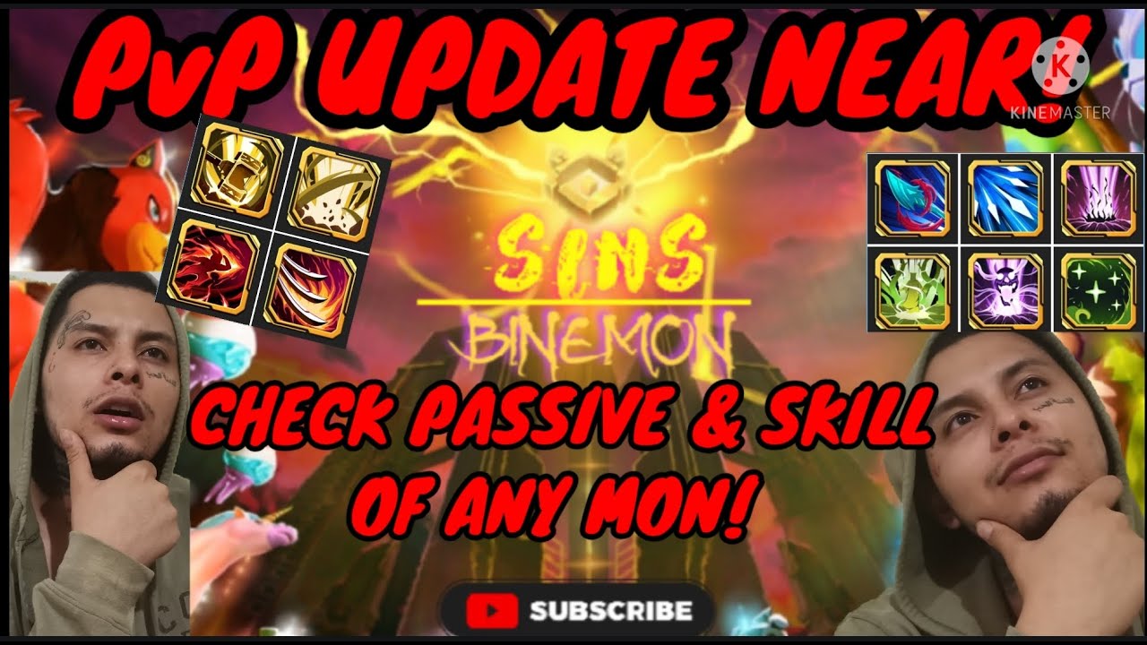 BINEMON PVP TEAM UPDATE + HOW TO CHECK ANY BINEMONS PASSIVE & SKILL [GIVEAWAY IN DESCRIPTION]