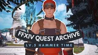 Blacksmith: Lv.5 Hammer Time | No Commentary | FFXIV Quest Archive