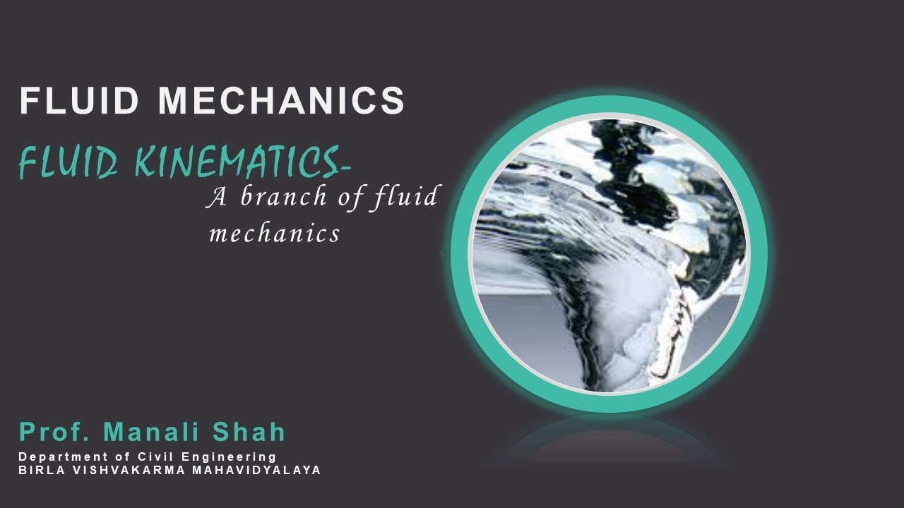 Basic explanation of rate of flow and continuity equation