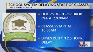 School System Delaying Start of Classes | Jan. 28, 2026 | News 19 at 5 p.m.