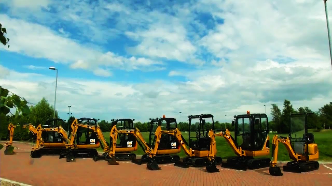 Miniexcavatoare Yanmar, Volvo, JCB, Caterpillar - Prezentare Avantaje Miniexcavatoare