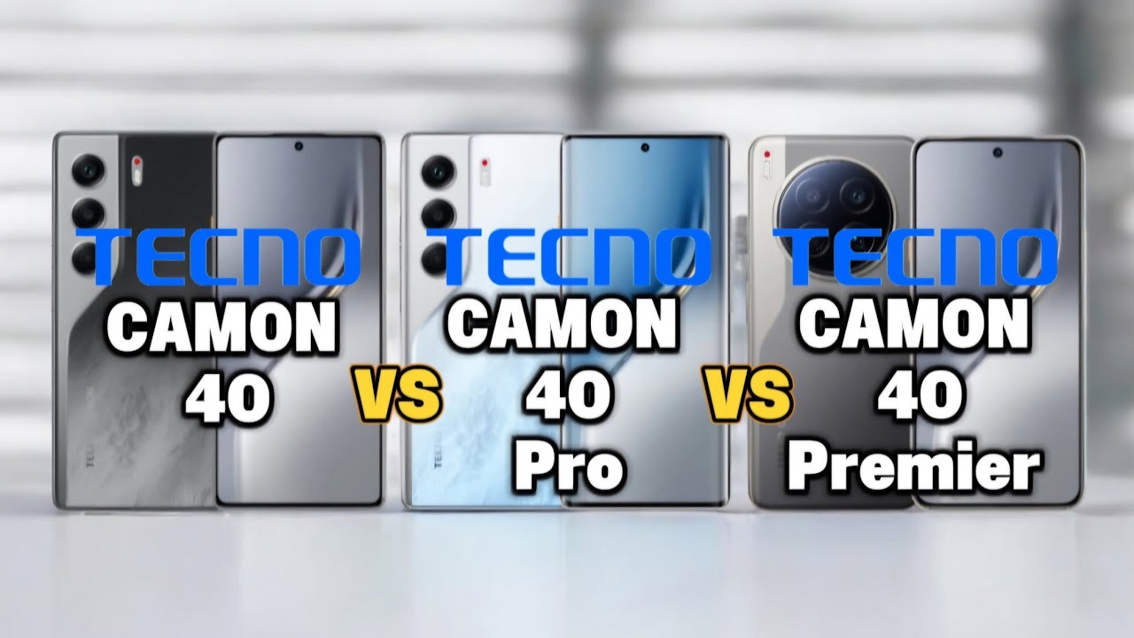 الفرق بين تكنو كامون 40 و تكنو كامون 40 برو و تكنو كامون 40 بريمير 🤔❓️