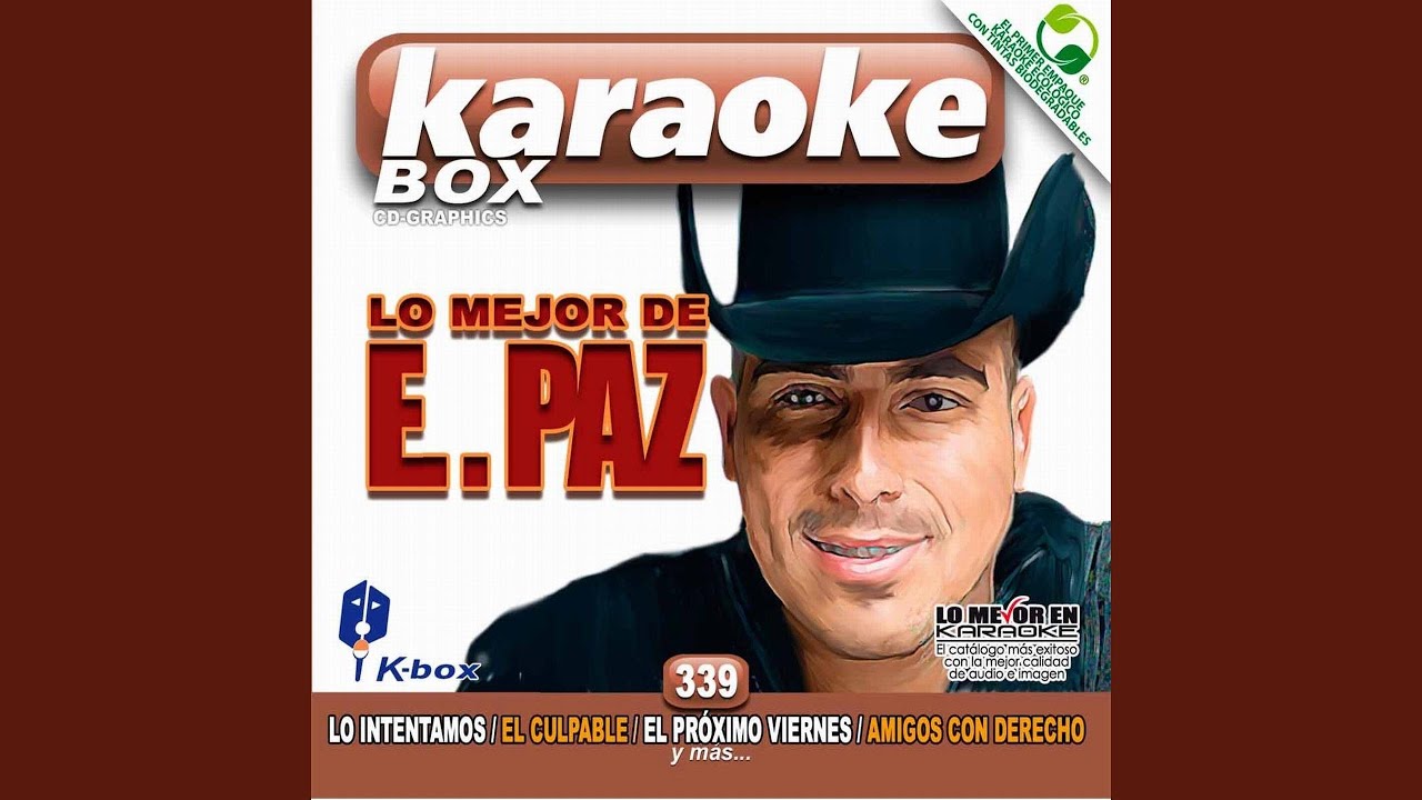 Me Enamoré De Ti (Karaoke Version) YouTube