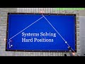 Systems 3Cushion Solving Difficult (Hard) Positions | 당구 3쿠션 시스템 레슨 강좌 |