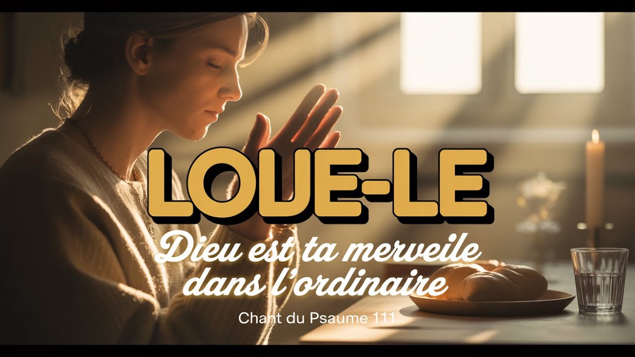 ✨ Loue-Le – Dieu Est Ta Merveille dans l'Ordinaire | Chant du Psaume 111 ✨