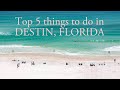 Destin, Florida. Top 5 things to do on the Emerald Coast.