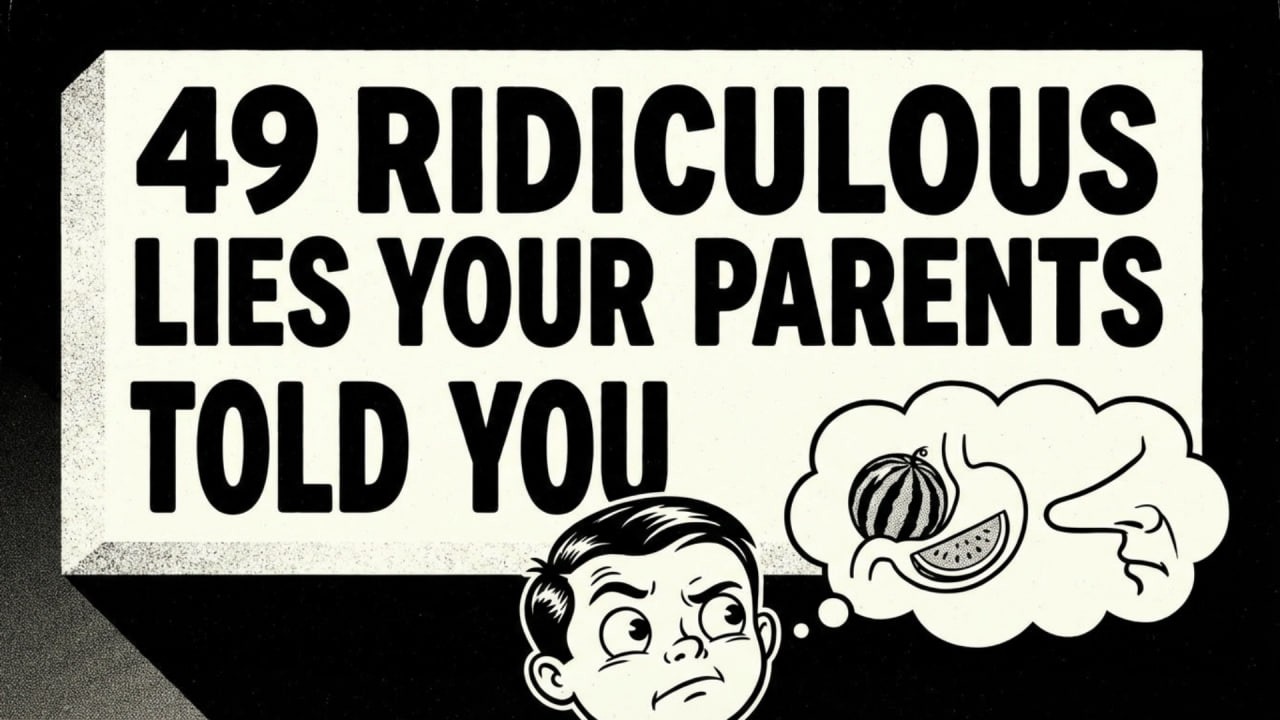 49 Ridiculous Lies Your Parents Told You That You Still Believe