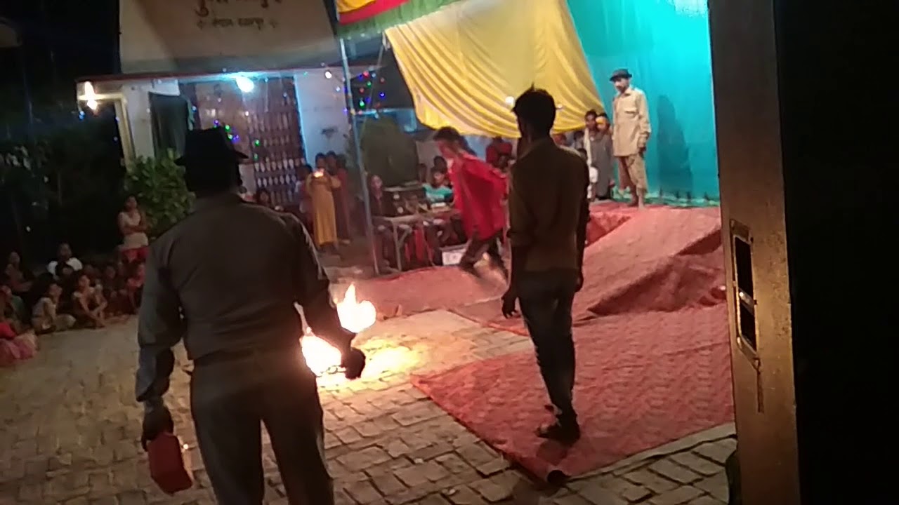 Navratri Fire dance