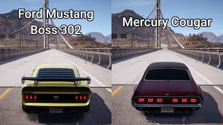 NFS Payback - Ford Mustang Boss 302 vs Mercury Cougar - Drag Race
